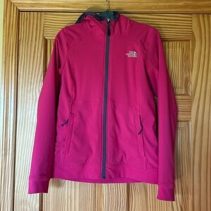 The North Face women’s size S soft shell fleece lined jacket Like new condition